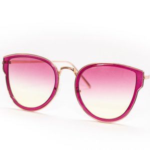 Hot Pink Cateye Sunglasses